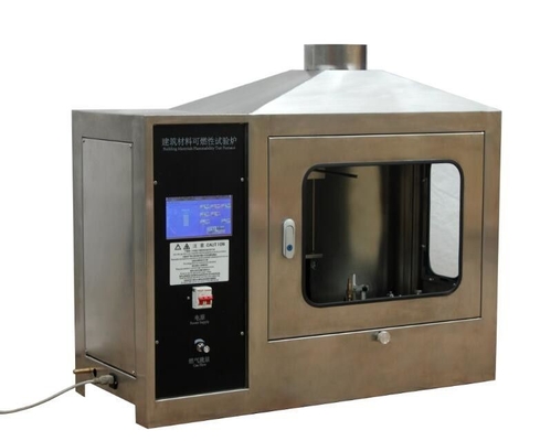 Bom preço. Máquina de ensaio de ignibilidade de materiais de construção com fonte única de chama on-line