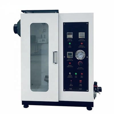 Bom preço Equipamento de ensaio de incêndio vertical têxtil cumpre a norma ASTM D6413 Máquina de ensaio de chama on-line